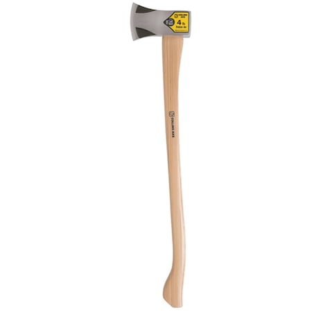 Collins Axe Collins 4 lb Single Bit Splitting Axe 35 in. Wood Handle HM-4HX-C